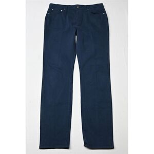 G FORE 34x34 Slim 5 Pocket Golf‎ Navy Blue Brushed Stretch Denim Mens Jeans